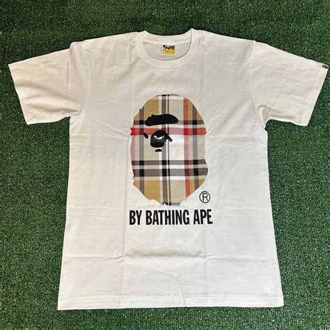 burberry x bape shirt|bape hoodie stock x.